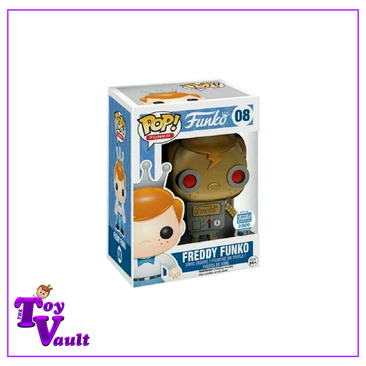 Funko Pop! Icons - Freddy Funko as Robot #08 (Gold) Funko Shop Exclusive LE 2000