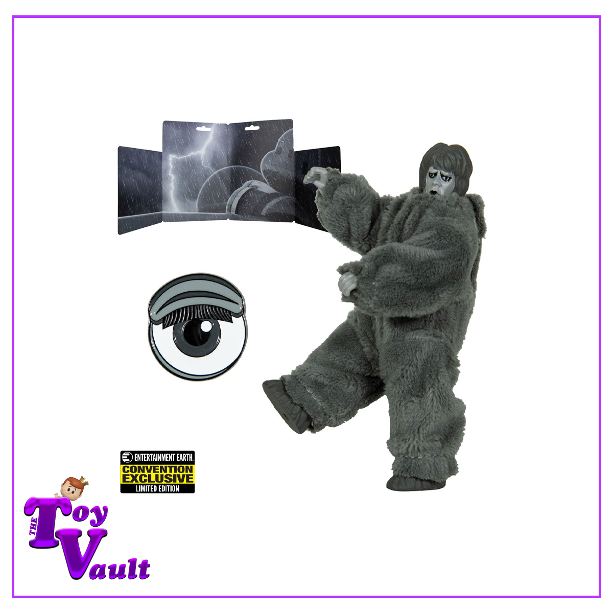 Bif Bang Pow! Television Twilight Zone Nightmare at 20,00 Feet - Gremlin with Diorama Exclusive 3 3/4 Inch Action Figure