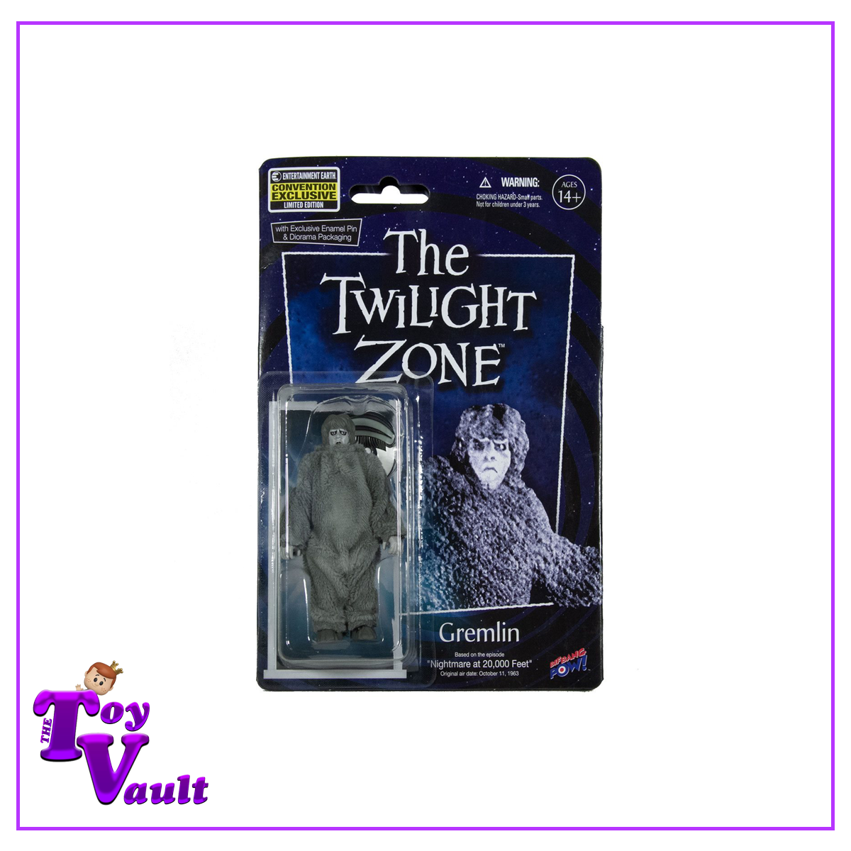 Bif Bang Pow! Television Twilight Zone Nightmare at 20,00 Feet - Gremlin with Diorama Exclusive 3 3/4 Inch Action Figure