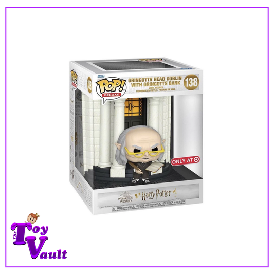 Funko Pop! Movies Harry Potter - Gringotts Head Goblin with Bank #138 Target Exclusive 6 inch