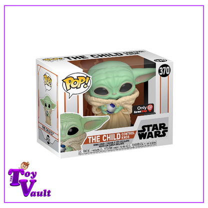 Funko Pop! Star Wars The Mandalorian - The Child with Control Knob #370 GameStop Exclusive