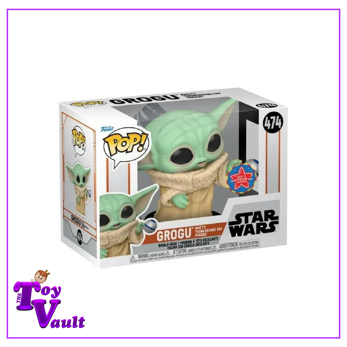 Funko Pop! Star Wars The Mandalorian - Grogu (Parade Float) #474 Macy's Thanksgiving Day Parade Exclusive