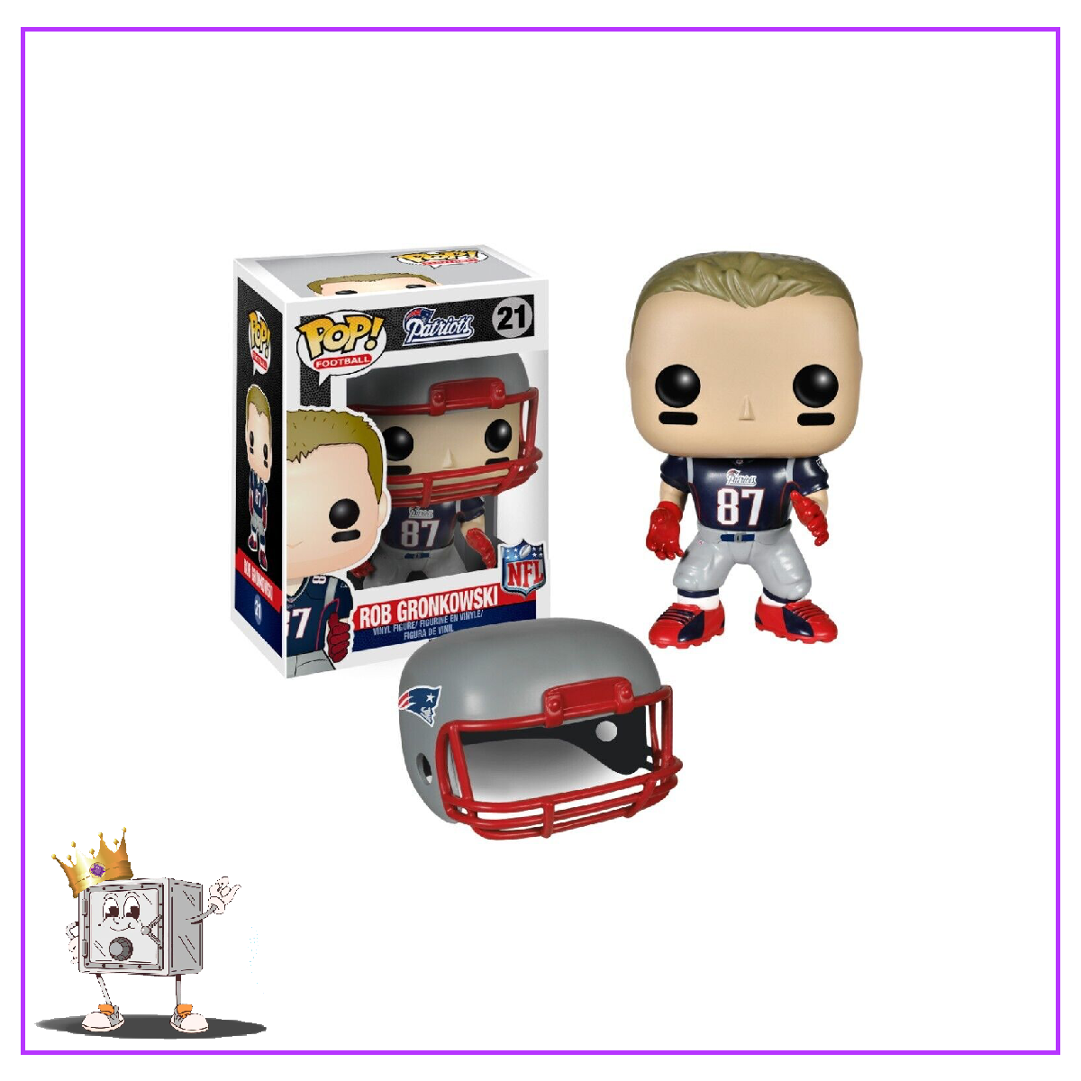 Funko Pop! Sports NFL Football - Rob Gronkowski #21 with Removable Helmet