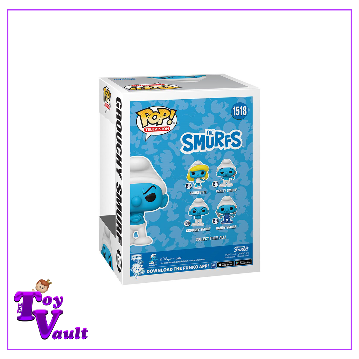 Funko Pop! Movies Smurfs - Grouchy Smurf #1518