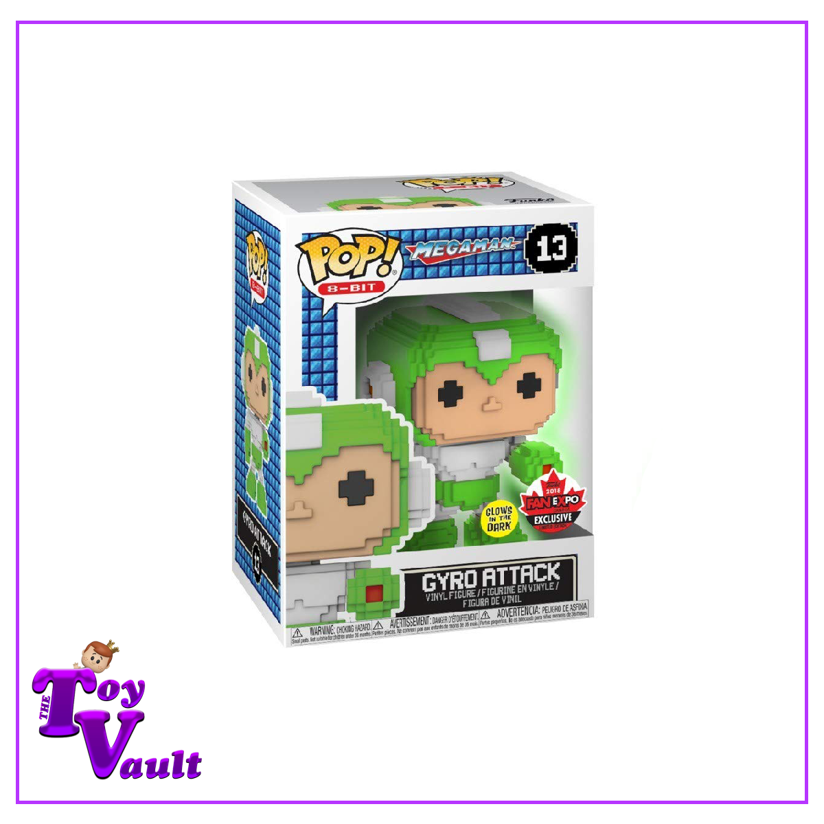 Funko Pop! Games Megaman - Gyro Attack #13 Glow in the Dark Canadian Convention Shared Exclusive