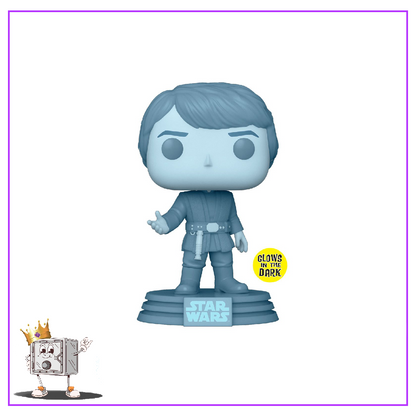 Funko Pop! Star Wars Return of the Jedi - Holographic Luke Skywalker #615 Glow in the Dark Entertainment Earth Exclusive