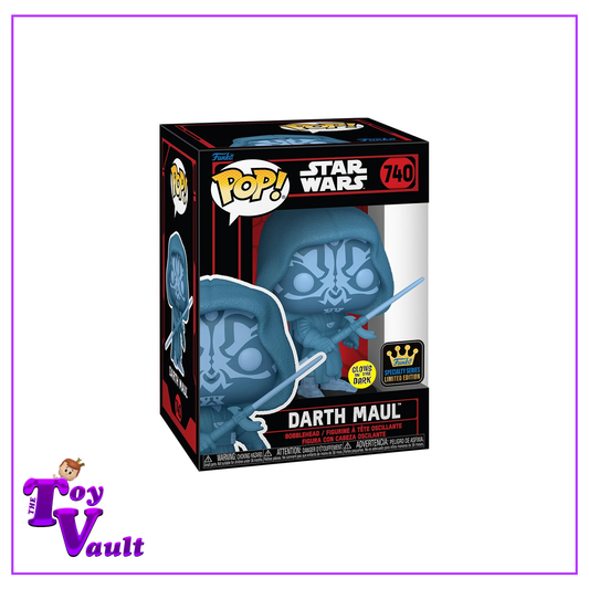 Funko Pop! Star Wars The Dark Side - Holographic Darth Maul #740 Glow in the Dark Specialty Series Exclusive Preorder