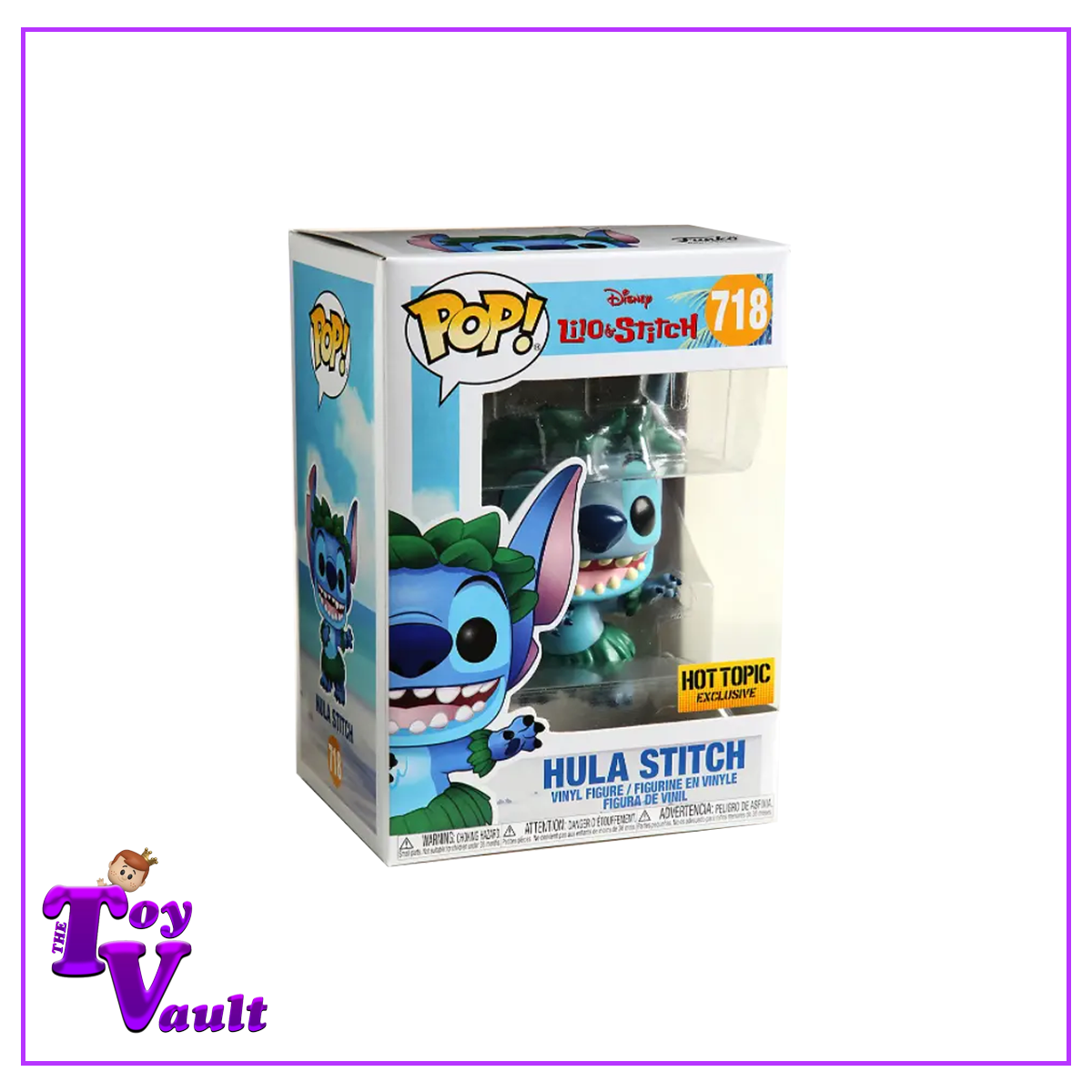 Funko Pop! Disney Lilo and Stitch - Hula Stitch #718 Hot Topic Exclusive