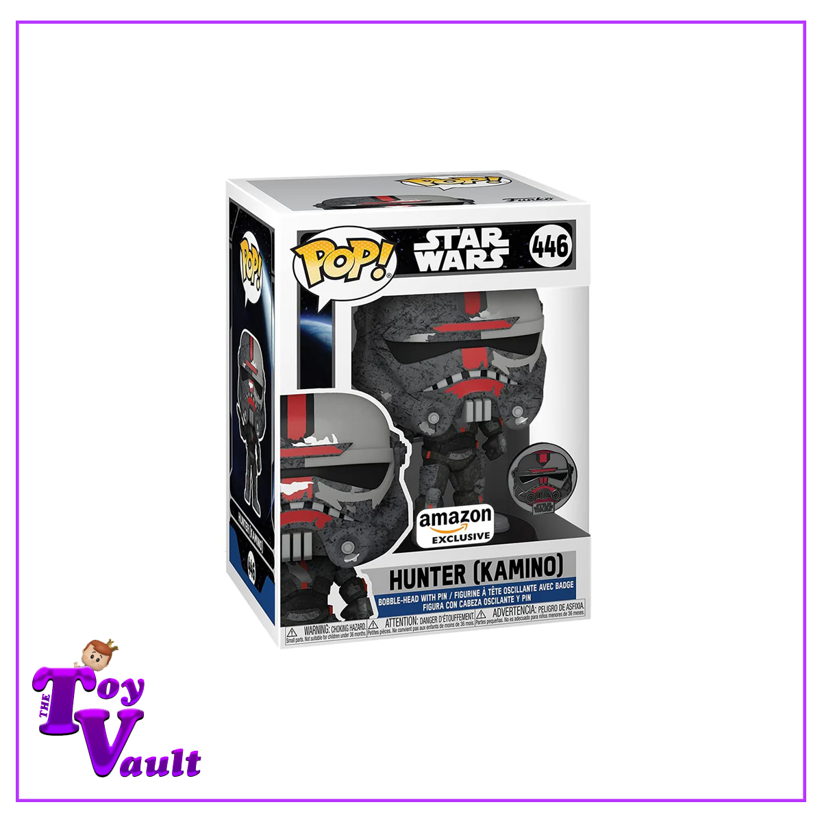 Funko Pop! Star Wars The Bad Batch - Hunter (Kamino) #446 Amazon Exclusive