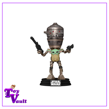 Funko Pop! Star Wars The Mandalorian - IG-11 with The Child #427 GameStop Exclusive