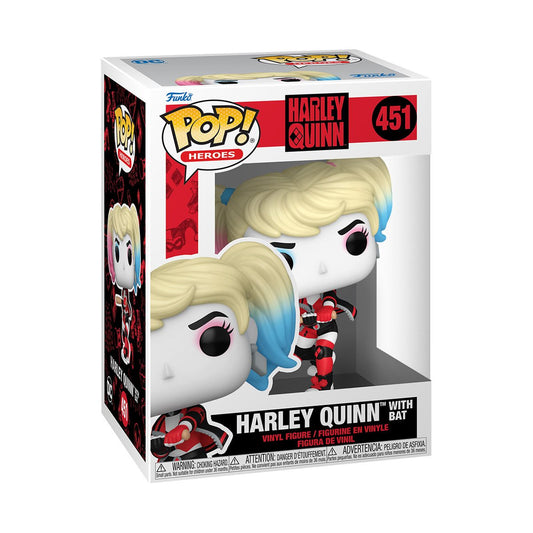 Funko Pop! DC Heroes Harley Quinn Takeover - Harley with Bat #451