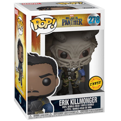 Funko Pop! Marvel Black Panther - Erik Killmonger #278 with Masked Chase