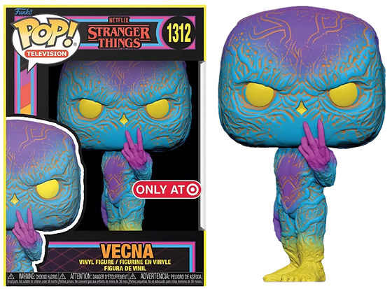 Funko Pop! Television Stranger Things - Vecna #1312 Blacklight Target Exclusive