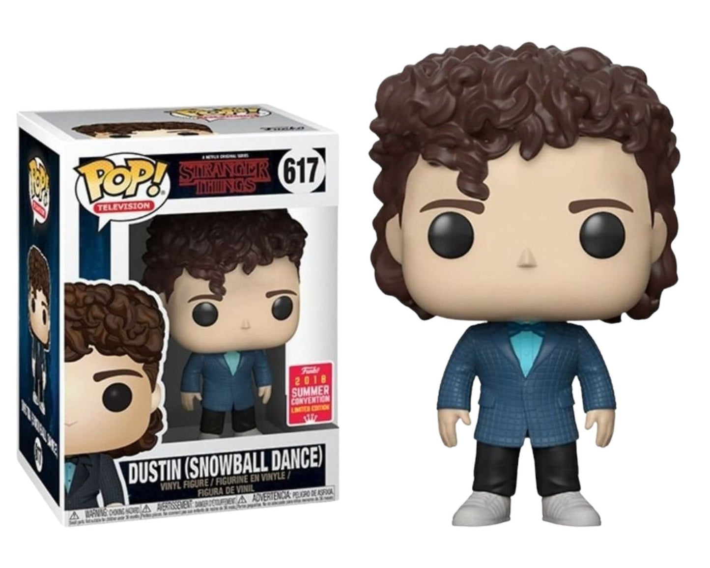 Funko Pop! Television Stranger Things - Dustin (Snowball Dance) #617 SDCC Shared Exclusive