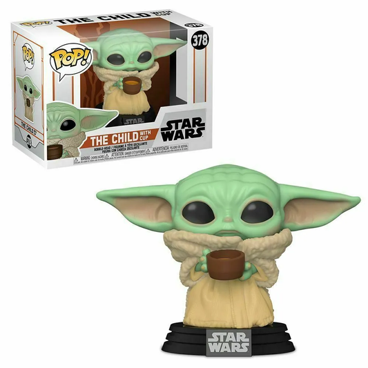 Funko Pop! Star Wars Mandalorian - The Child with Cup #378