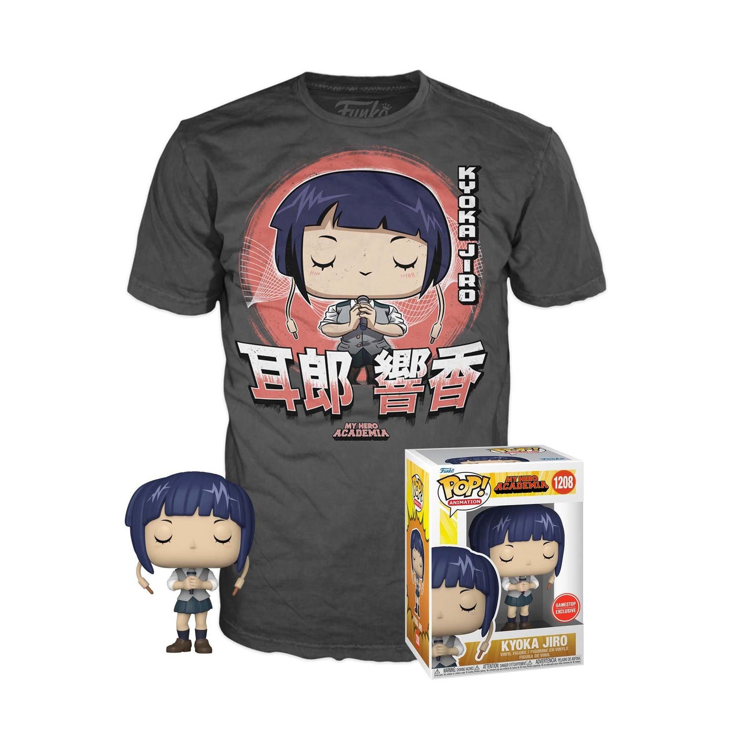 Funko Pop! Animation My Hero Academia - Kyoka Jiro with Tee GameStop Exclusive