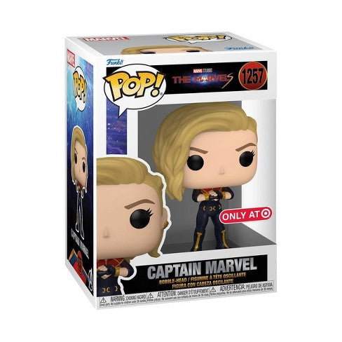 Funko Pop! Marvel The Marvels - Captain Marvel #1257 Target Exclusive