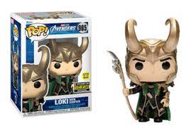 Funko Pop! Marvel Avengers - Loki with Sceptre #985 Glow in the Dark Entertainment Earth Exclusive