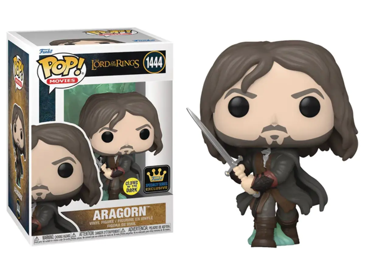 Funko Pop! Movies Lord of the Rings - Aragorn #1444 Glow in the Dark Specialty Series Exclusive