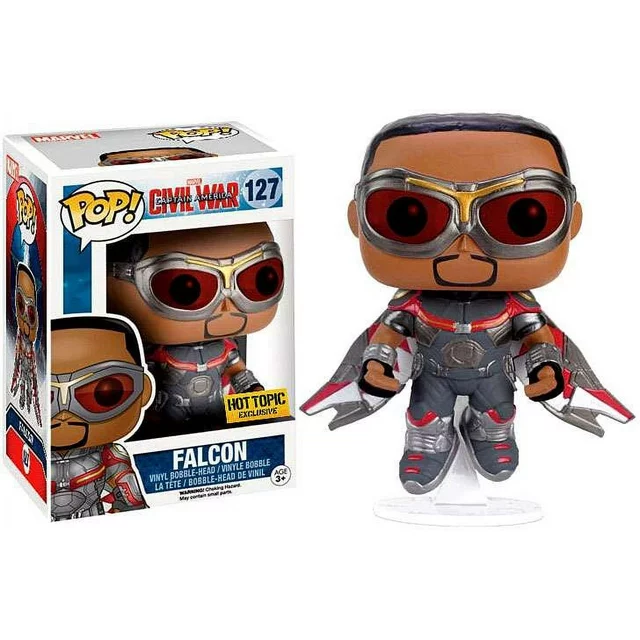 Funko Pop! Marvel Captain America - The Falcon #127 Hot Topic Exclusive