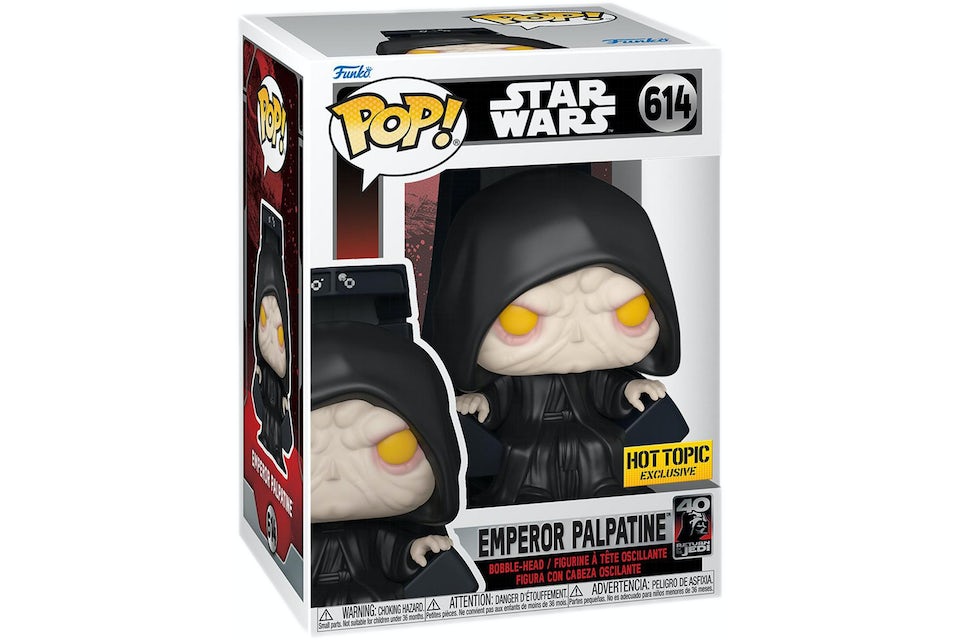 Funko Pop! Star Wars - Emperor Palpatine #614 Hot Topic Exlusive