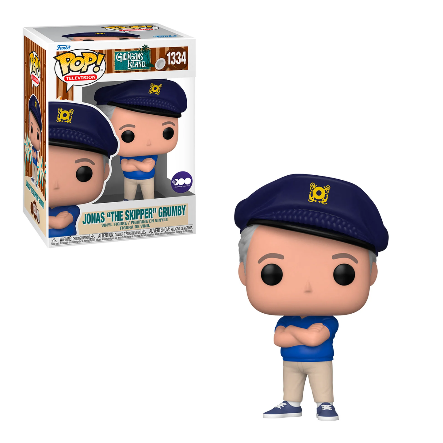 Funko Pop! Television Gilligan's Island - Jonas 'The Skipper' Grumby #1334