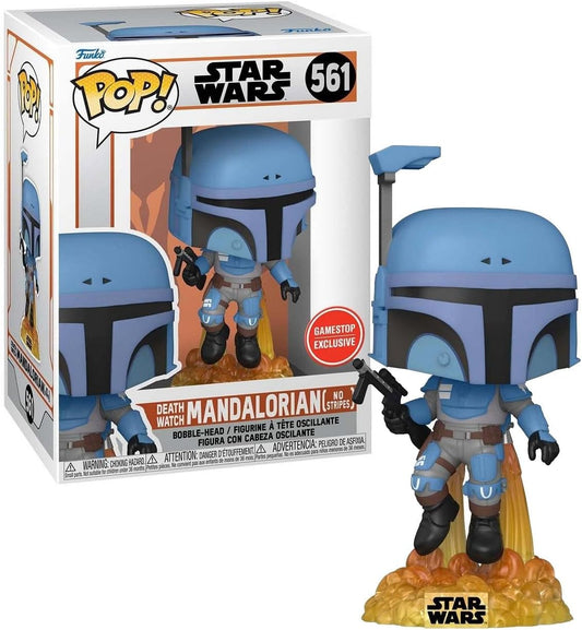 Funko Pop! Star Wars Mandalorian - Death Watch Mandalorian (No Stripes) #561 GameStop Exclusive