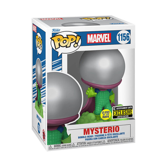 Funko Pop! Marvel Spider Man - Mysterio #1156 Glow in the Dark Entertainment Earth Exclusive