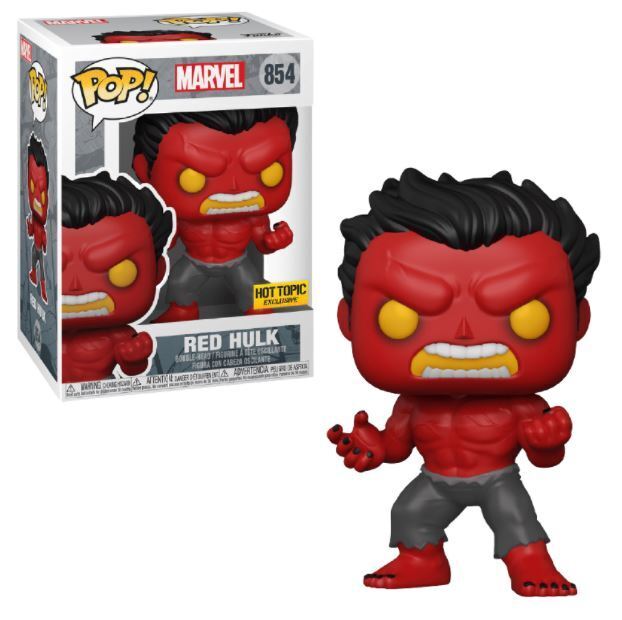 Funko Pop! Marvel Avengers - Red Hulk #854 Hot Topic Exclusive