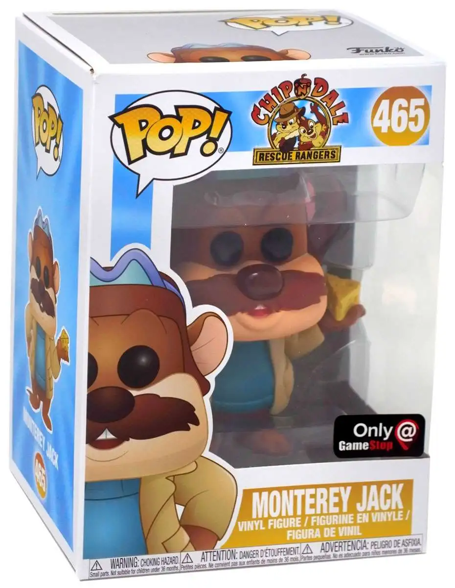 Funko Pop! Disney Chip and Dale - Monterey Jack #465 GameStop Exclusive