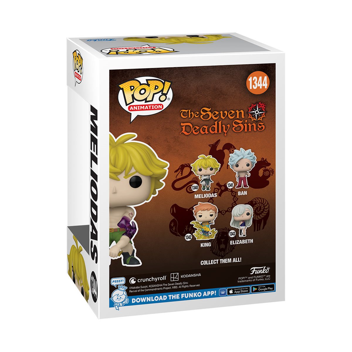 Funko Pop! Animation Seven Deadly Sins - Melodias Demon Mode #1344 with Glow in the Dark Chase PX Previews Exclusive