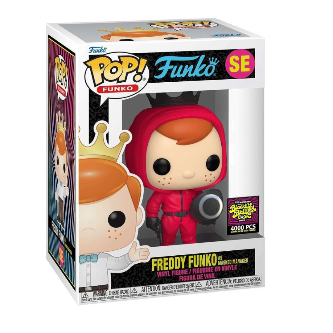 Funko Pop! Icons Television Squid Games - Freddy Funko as Masked Worker (Circle) SE Blacklight Battles Exclusive LE 4,000