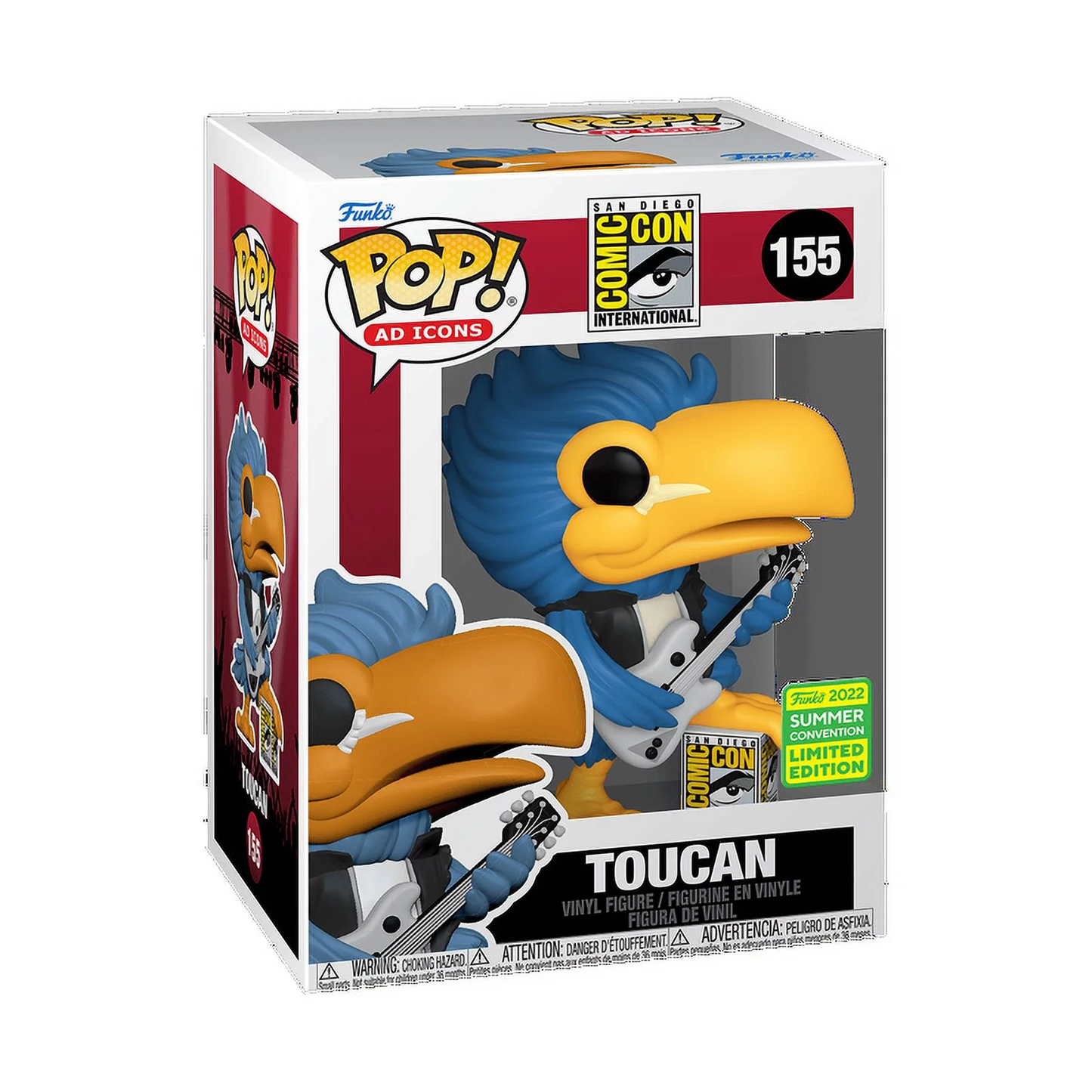 Funko Pop! Icons - Toucan (Rocker) #155 SDCC Shared Exclusive