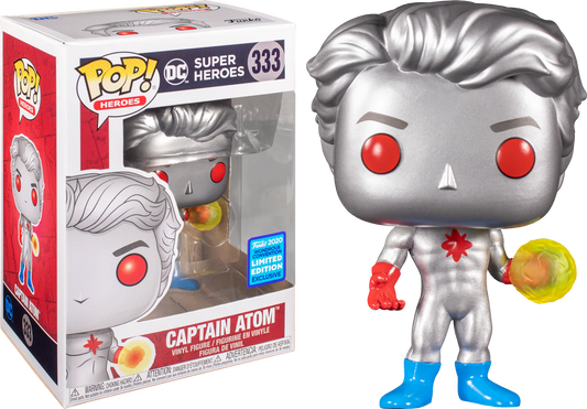 Funko Pop! DC Heroes - Captain Atom #333 Wondrous Con Shared Exclusive