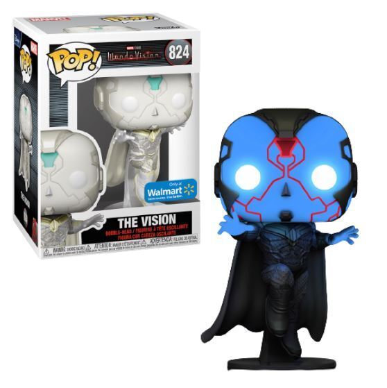 Funko Pop! Marvel Wanda Vision - The Vision #824 Glow in the Dark Walmart Exclusive