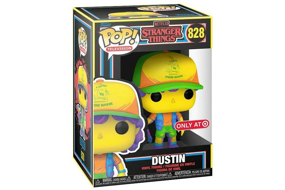 Funko Pop! Television Stranger Things - Dustin #828 Blacklight Target Exclusive