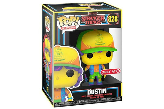 Funko Pop! Television Stranger Things - Dustin #828 Blacklight Target Exclusive