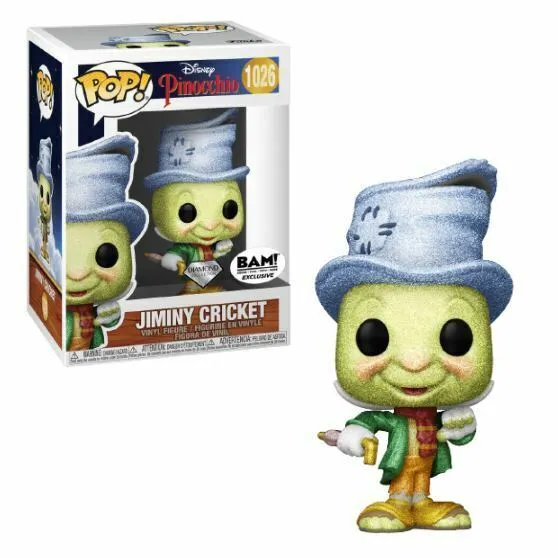 Funko Pop! Disney Pinocchio - Jiminy Cricket #1026 Diamond BAM Exclusive