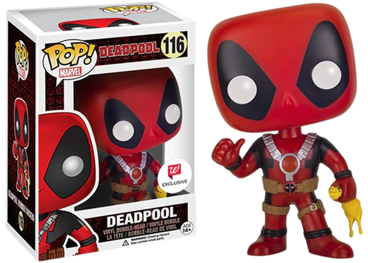 Funko Pop! Marvel Deadpool - Deadpool with Rubber Chicken #116 Walgreens Exclusive