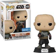 Funko Pop! Star Wars Mandalorian - Boba Fett (Unmasked) #490 Walmart Exclusive