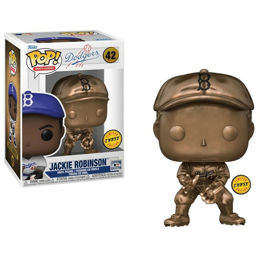 Funko Pop! Sports MLB - Jackie Robinson #42 Crouching Bronze CHASE