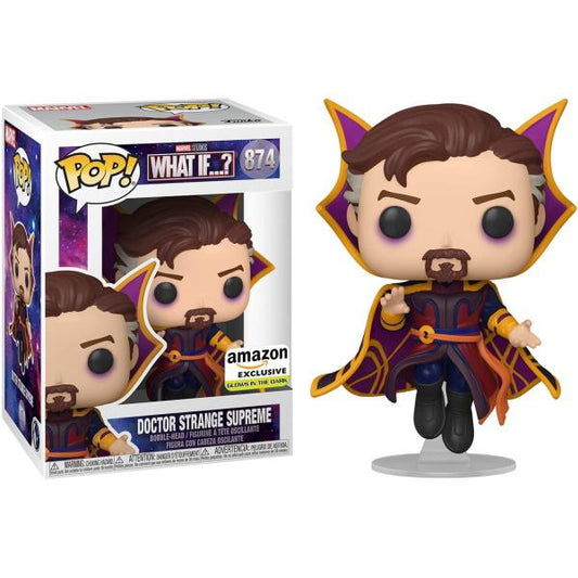 Funko Pop! Marvel What If - Doctor Strange Supreme #874 Glow in the Dark Amazon Exclusive