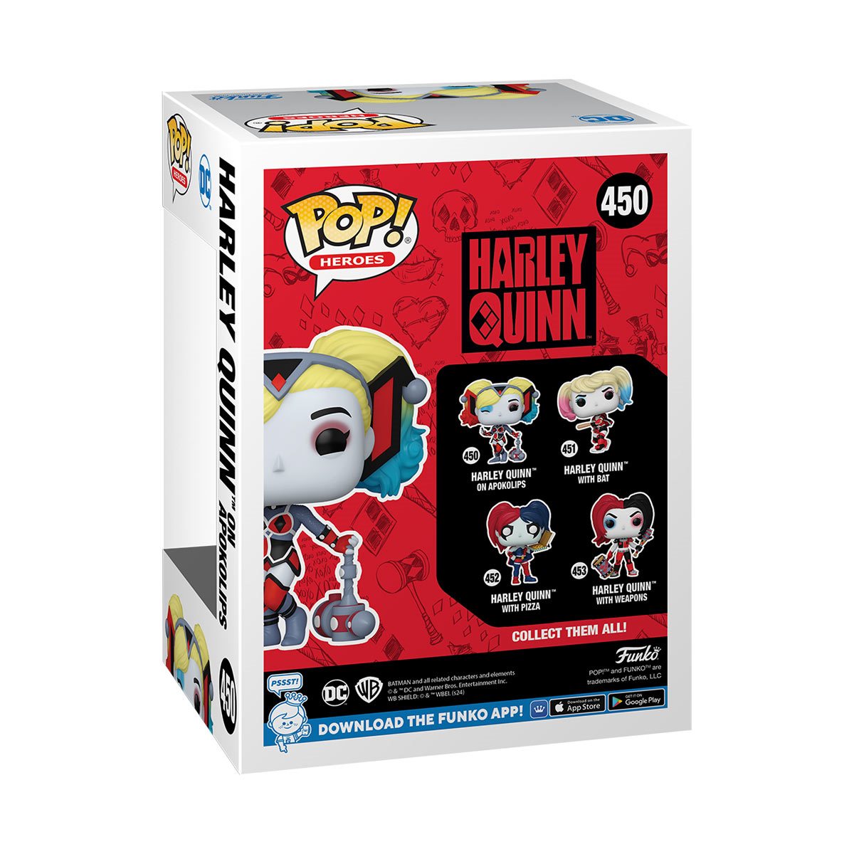 Funko Pop! DC Heroes Harley Quinn Takeover - Harley on Apokolips #450