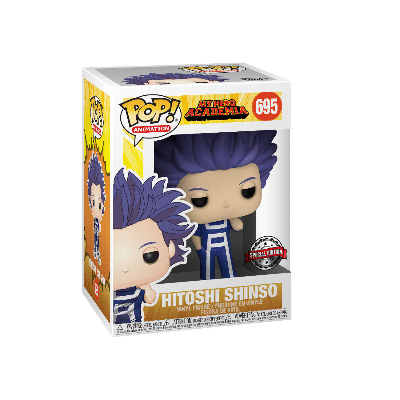 Funko Pop! Animation My Hero Academia - Hitoshi Shinso #695 Special Edition Exclusive