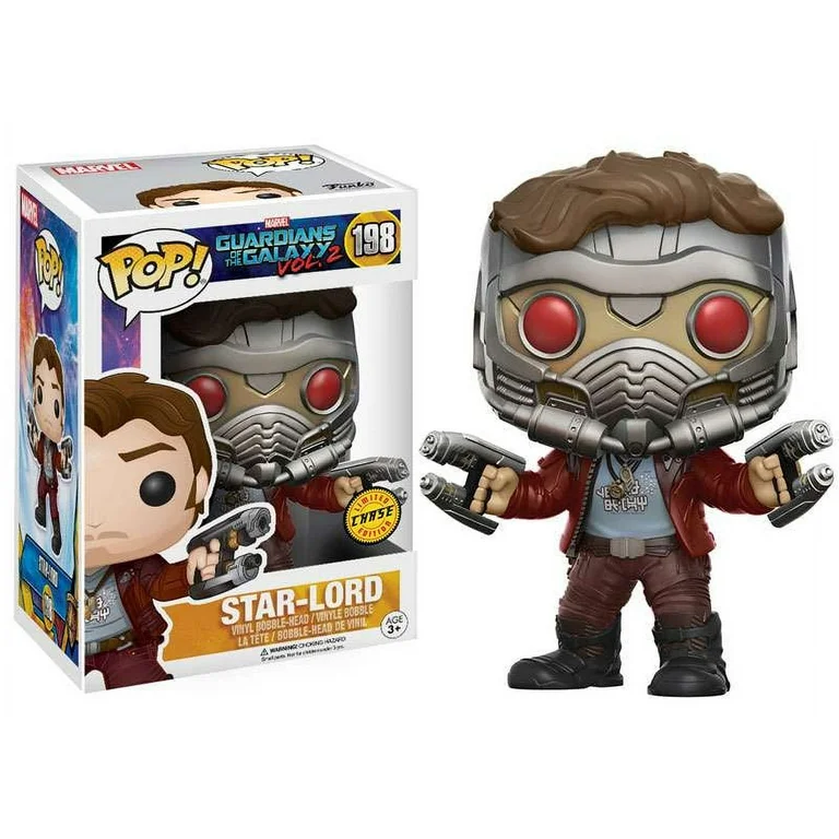 Funko Pop! Marvel Guardians of the Galaxy - Star-Lord #198 Masked CHASE