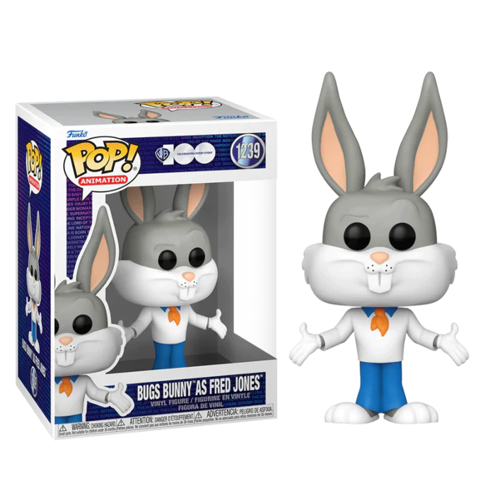 Funko Pop! Television Looney Tunes x Scooby Doo - Bugs Bunny as Fred Jones #1239