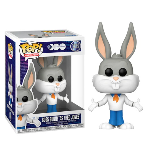 Funko Pop! Television Looney Tunes x Scooby Doo - Bugs Bunny as Fred Jones #1239