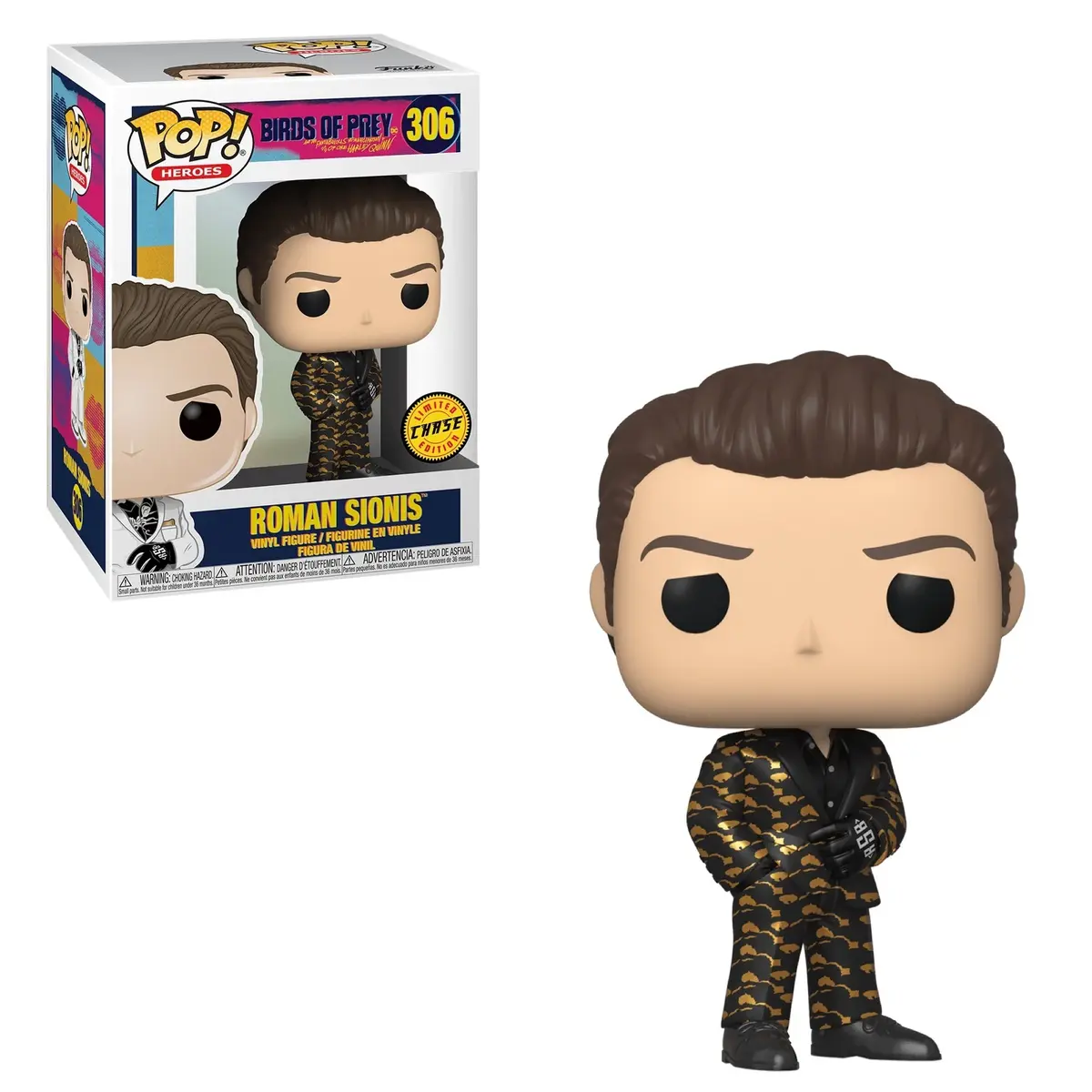 Funko Pop! DC Heroes Birds of Prey - Roman Sionis #306 Black and Gold Chase