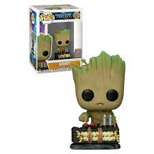 Funko Pop! Marvel Guardians of the Galaxy - Groot with Bomb #1222 2023 Wonder Con Shared Exclusive