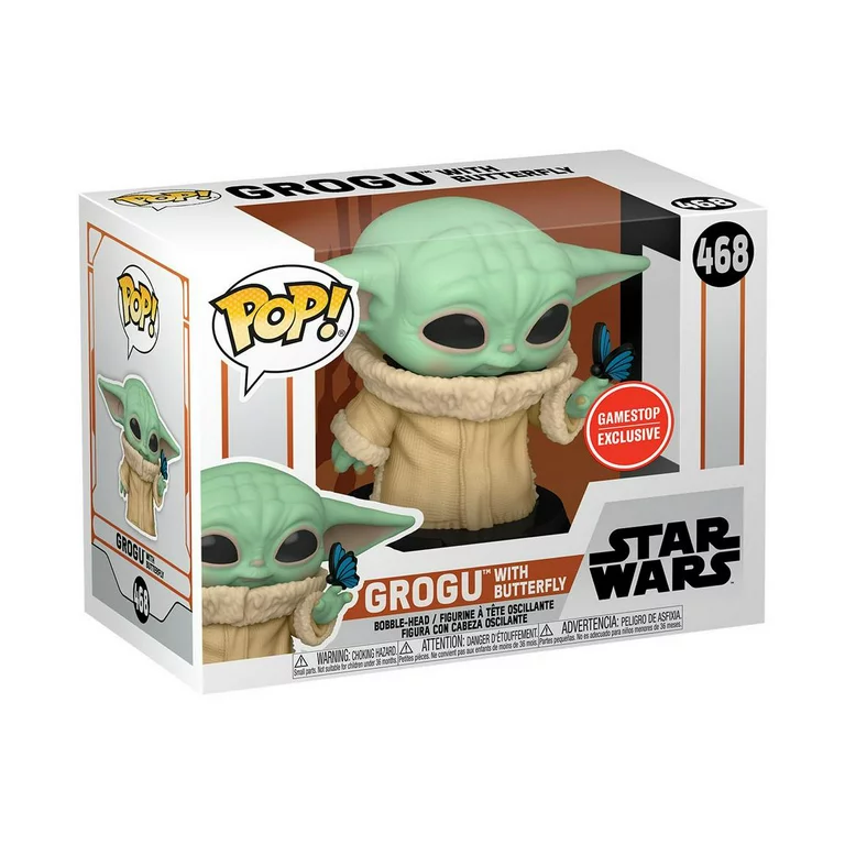 Funko Pop! Star Wars Mandalorian - Grogu with Butterfly #468